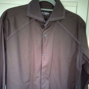 Long sleeve black Di Nero shirt for men